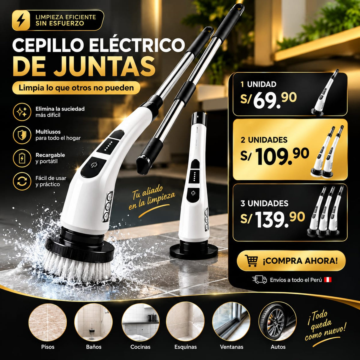 CEPILLO ELECTRICO-MULTIUSO